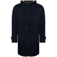 Ben Sherman Modern Mens Navy Parka Jacket