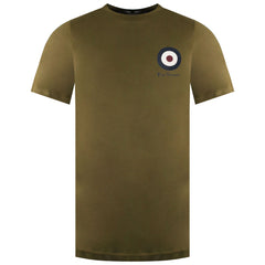 Ben Sherman Chest Target Mens Khaki T-Shirt