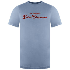 Ben Sherman Large Logo Mens Blue T-Shirt