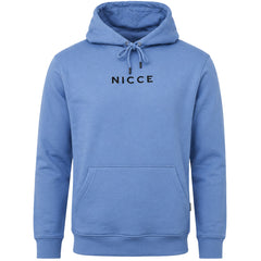 Nicce Centre Logo Mens Blue Hoodie