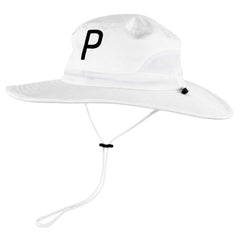Puma Aussie P White Golf Bucket Hat