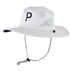 Puma Aussie P Light Grey Golf Bucket Hat