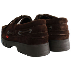 Kickers Lennon Boat Mens Dark Brown Shoes