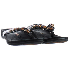 Vionic Loriana Womens Black Flip-Flops