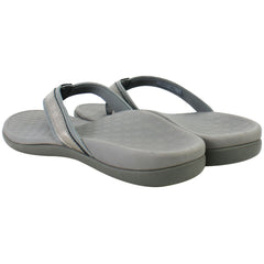 Vionic Islander Womens Grey Flip-Flops
