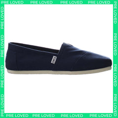 Toms Alpargatas Blue Mens Plimsolls NO BOX