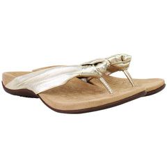 Vionic Rest Pippa Womens Gold Flip-Flops
