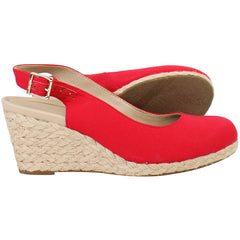 Vionic Coralina Womens Red Wedges