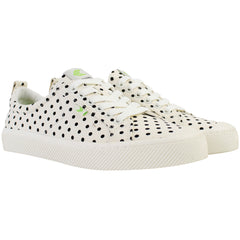 Cariuma OCA Polka Dots Unisex White Plimsolls