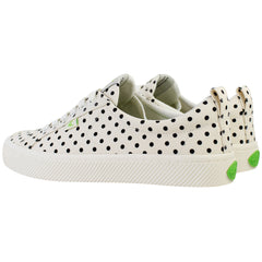 Cariuma OCA Polka Dots Unisex White Plimsolls
