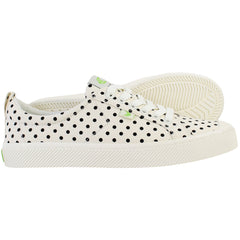 Cariuma OCA Polka Dots Unisex White Plimsolls