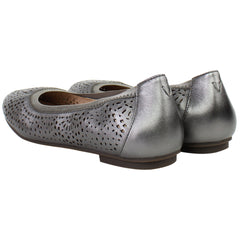 Vionic Robyn Perf Met Womens Silver Shoes