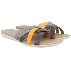 Vionic Dava Womens Grey Sliders