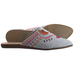 Toms Chambray Jutti Mule Womens Grey Slippers