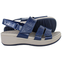 Vionic Roma Womens Navy Sandals