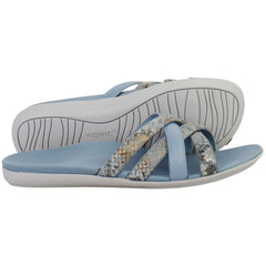 Vionic Dava Womens Blue Sliders