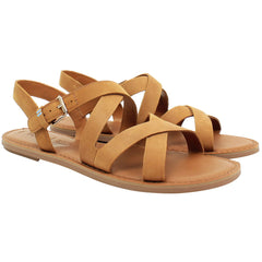 Toms Sicily Womens Tan Sandals