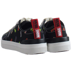 Toms x Marvel Trvl Lite Low Mens Black Plimsolls