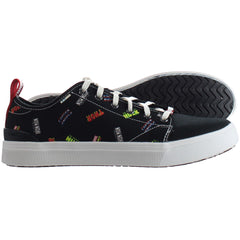 Toms x Marvel Trvl Lite Low Mens Black Plimsolls