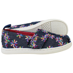 Toms Alpargata Kids Navy Plimsolls