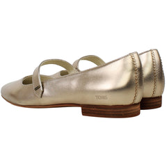 Toms Bianca Womens Gold Shoes