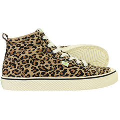 Cariuma OCA High Stripe Leopard Print Unisex Brown Plismolls