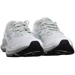 Asics Gel-Nimbus 23 Platinum Womens White Running Shoes