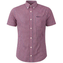 Ben Sherman Oxford Mens Red Shirt