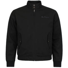 Ben Sherman Signature Mens Black Harrington Jacket