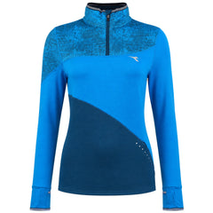 Diadora Warm Up Womens Blue Top
