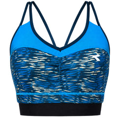 Diadora Light Womens Blue Sports Bra
