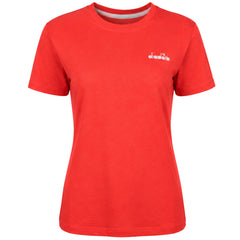 Diadora Logo Womens Red T-Shirt