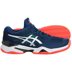 Asics Court FF 2 Clay Mens Navy Tennis Shoes