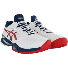 Asics Court FF 2 Mens White Tennis Shoes