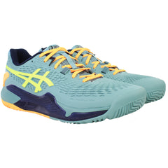 Asics Gel-Resolution 9 Mens Green Padel Shoes