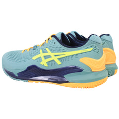 Asics Gel-Resolution 9 Mens Green Padel Shoes