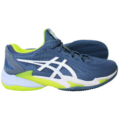 Asics Court FF 3 Clay Mens Blue Tennis Shoes