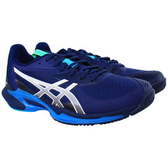 Asics Solution Speed FF 3 Mens Blue Tennis Shoes