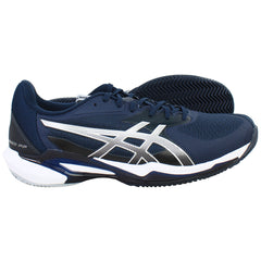 Asics Solution Speed FF 3 Clay Mens Navy Padel Shoes