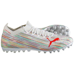 Puma Ultra 1.2 MG Mens White Football Boots