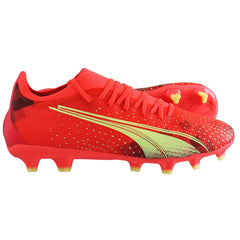 Puma Ultra Match FG/AG Mens Red Football Boots