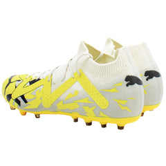 Puma Future Match MG Mens White/Yellow Football Boots