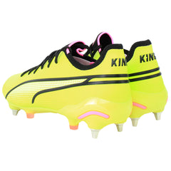 Puma King Ultimate MxSG Mens Yellow Football Boots