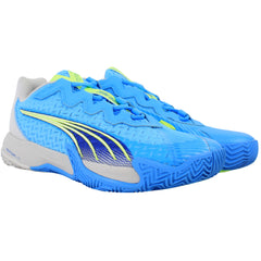 Puma Nova Elite Mens Blue Padel Shoes