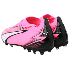 Puma Ultra Match MG Mens Pink Football Boots