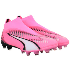 Puma Ultra Match+ LL FG/AG Mens Pink Football Boots