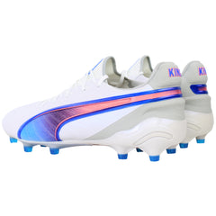 Puma King Ultimate FG/AG Mens White Football Boots