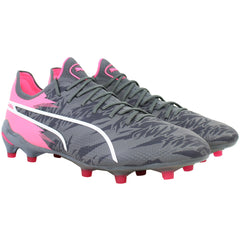 Puma King Ultimate Rush FG/AG Mens Dark Grey Football Boots
