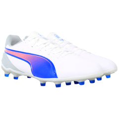 Puma King Match FG/AG Mens White Football Boots