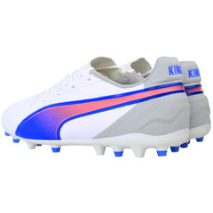 Puma King Match MG Mens White Football Boots